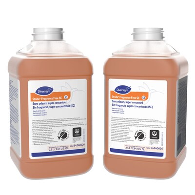 Stride Fragrance-Free All-Purpose Cleaners & Spray, 2.5 Gallons, 2.5 Liter, 2/Carton (94240626)