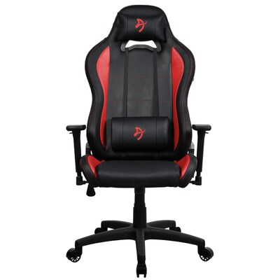 Arozzi Torretta SoftPU Faux Leather Ergonomic Racing Gaming Chair, Black/Red (TORRETTA-SPU-RED)