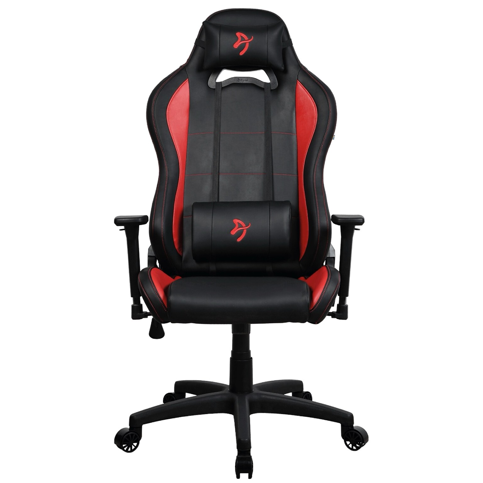 Arozzi Torretta SoftPU Faux Leather Ergonomic Racing Gaming Chair, Black/Red (TORRETTA-SPU-RED)