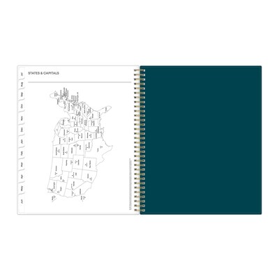 2025-2026 Blue Sky Greta 8.5" x 11" Weekly & Monthly Planner, Plastic Cover, Multicolored (136479-A26)