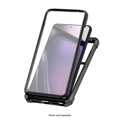 SaharaCase Raider Series GRIP Case for Motorola Moto G Power 5G, Shock Absorbing, Black (CP00785)