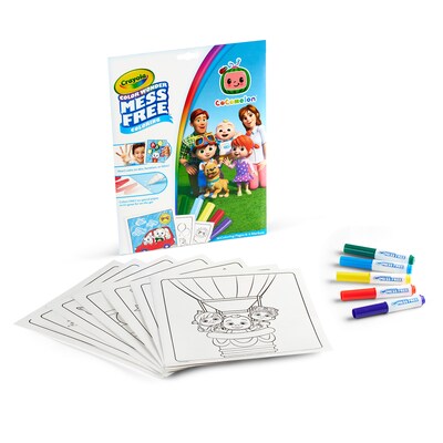 Crayola Color Wonder: Cocomelon Coloring Book, 18 Pages, 2 Sets/Bundle (BIN752788-2)