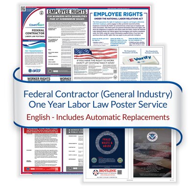 ComplyRight Federal Contractor Labor Law Poster Service (U1200CFS)