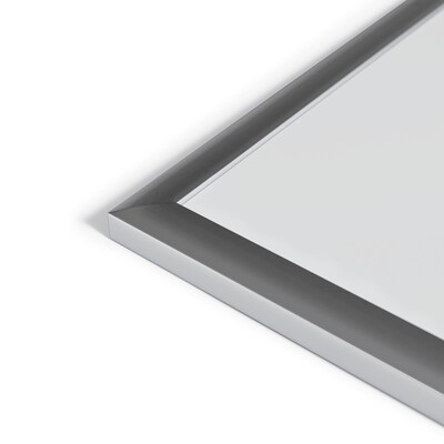 U Brands Melamine Dry Erase Whiteboard, 95" x 47", Silver Aluminum Frame (064U00-01)