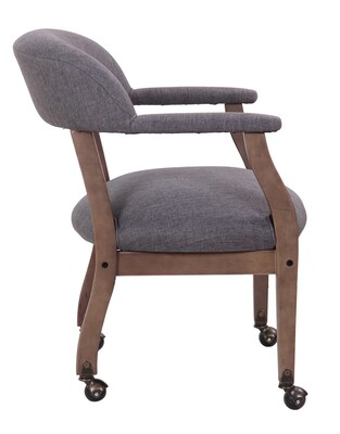 Boss® Captain's Guest Chair in Slate Gray Linen (B9545DW-SG)