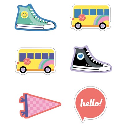Carson Dellosa Education We Stick Together Hello School Cut-Outs, 36/Pack, 3 Packs/Bundle (CD-120652-3)
