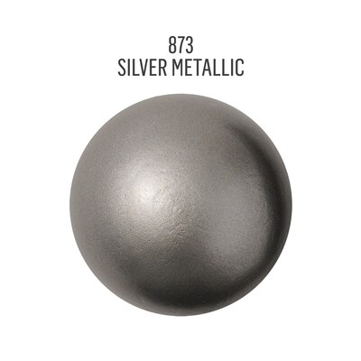 FolkArt Acrylic Paint Metallic, 8oz., Silver, 3/Pack (FLK873-3)