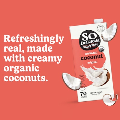 Silk So Delicious Original Coconut Milk, 32 oz. (WWI12312)