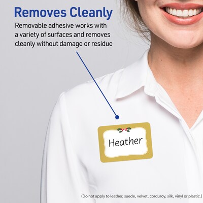 Avery Rectangle Multipurpose Labels, 2-1/3" x 3-3/8", White, 80/Pack (19479370538)