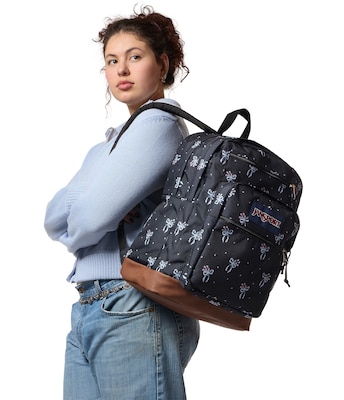 JanSport Cool Student Pastel Petals Laptop Compatible Backpack, Large, Multicolored (JS0A2SDDA1Z)