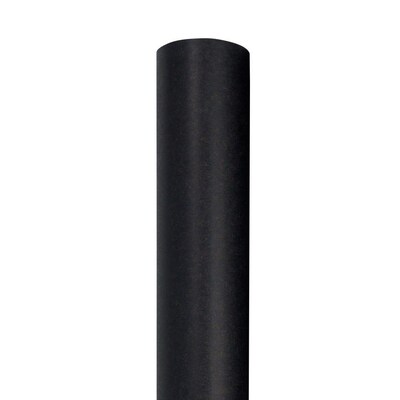 JAM Paper Short Mini Roll Wrapping Paper, 26.3 sq. ft., Black Kraft, 2/Pack(2770135K263a)
