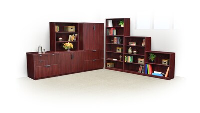 Regency Legacy 29"H x 31"W Lateral Combo File, Mahogany (LPCL3124MH)