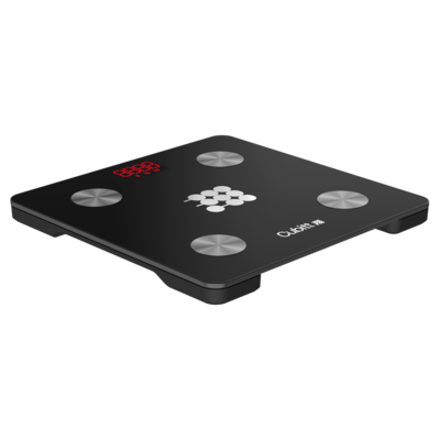 Cubitt Smart Bluetooth BMI Body Composition Bathroom Scale, Obsidian Black (CT-SCALE)