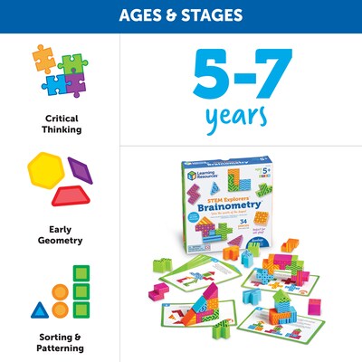 Learning Resources STEM Explorers Brainometry, Multicolor (LER 9306)