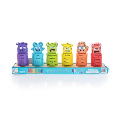 Open the Joy Emotions Stacking Rings, Assorted Colors (OTJEMORING)