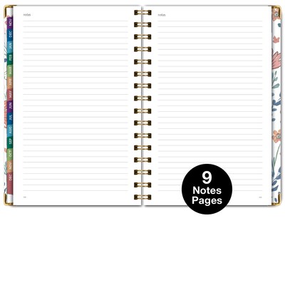2026 Global Printed Products 5.5" x 8" Weekly & Monthly Planner, Paperboard Cover, Colorful Botanicals (FSHN-CY26-58-30)
