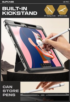 SUPCASE Unicorn Beetle Pro Plastic 13" Fullbody Case for iPad Air 13", Black