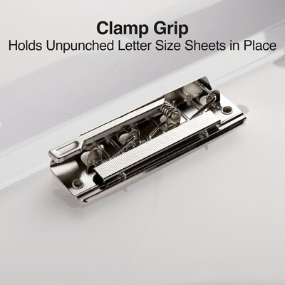 Staples Punchless Report Cover, Letter Size, Clear (21650-CC/10755)