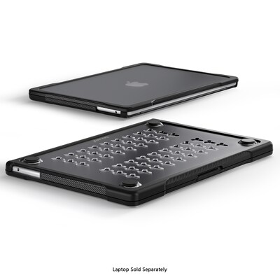 SaharaCase Raider Series 13.6" Laptop Case, Shock Absorbing, Black/Clear (LT00045)