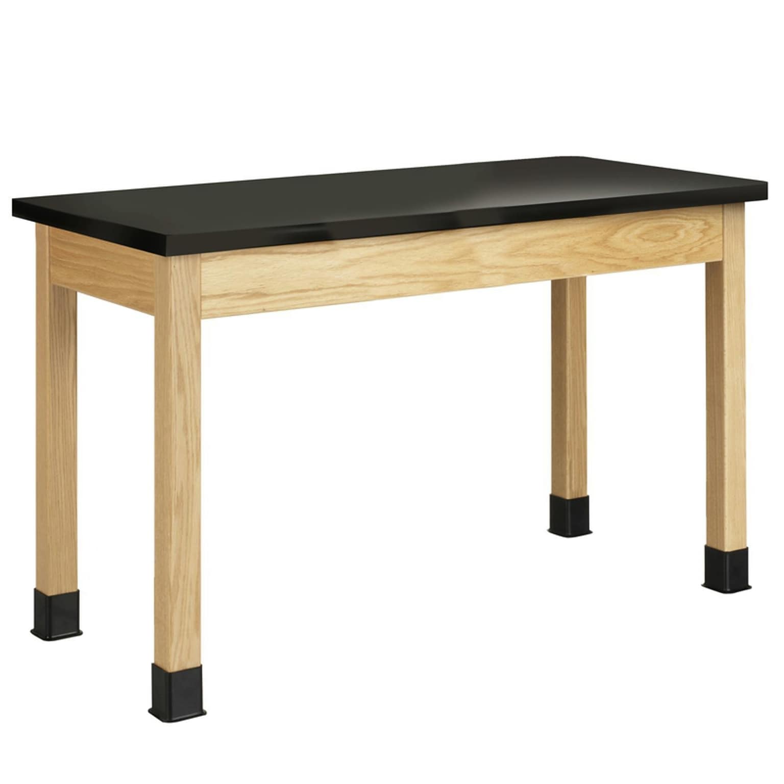 Diversified Woodcrafts School Classroom Rectangular Science Lab Table, 60 x 24, Oak (P7602BK30N)
