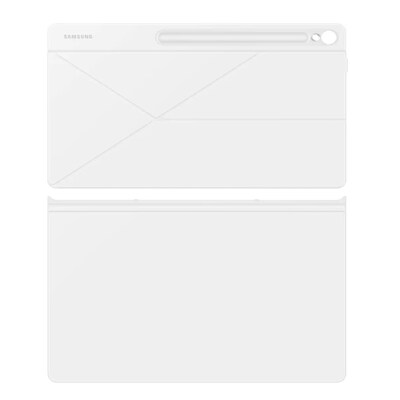 Samsung Polycarbonate 12.4 Smart Book Cover for Galaxy Tab S10 FE+, White (EF-BX620PWEGUJ)