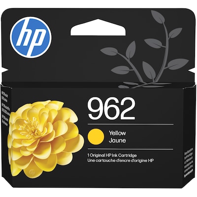 HP 962 Yellow Standard Yield Ink Cartridge, Prints Up to 700 Pages (3HZ98AN#140)