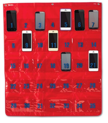 Learning Resources 35-Pocket Multi-Use Storage Pocket Chart, 29" 36" (LER0056)