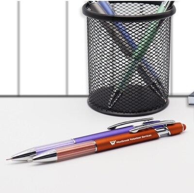 Custom Ultima Comfort Luster Stylus Gel Pen