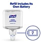 PURELL ES8 Automatic Floor Stand Hand Sanitizer Dispenser, Silver/Graphite (7318-DS-SLV)
