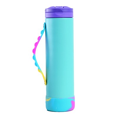 Elemental Iconic Pop Stainless Steel Triple Wall Insulated Water Bottle, 20 oz., Blue Tie Dye (EMLEB20PBTD18P)