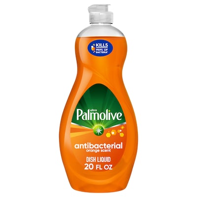 Palmolive Ultra Concentrated Antibacterial Liquid Dish Soap, Orange Scent, 20 oz. (US04232A)