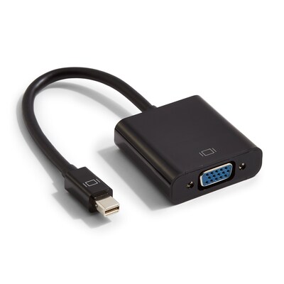 NXT Technologies™ 0.5 Mini DisplayPort/VGA Audio/Video Adapter, Black (NX29744)