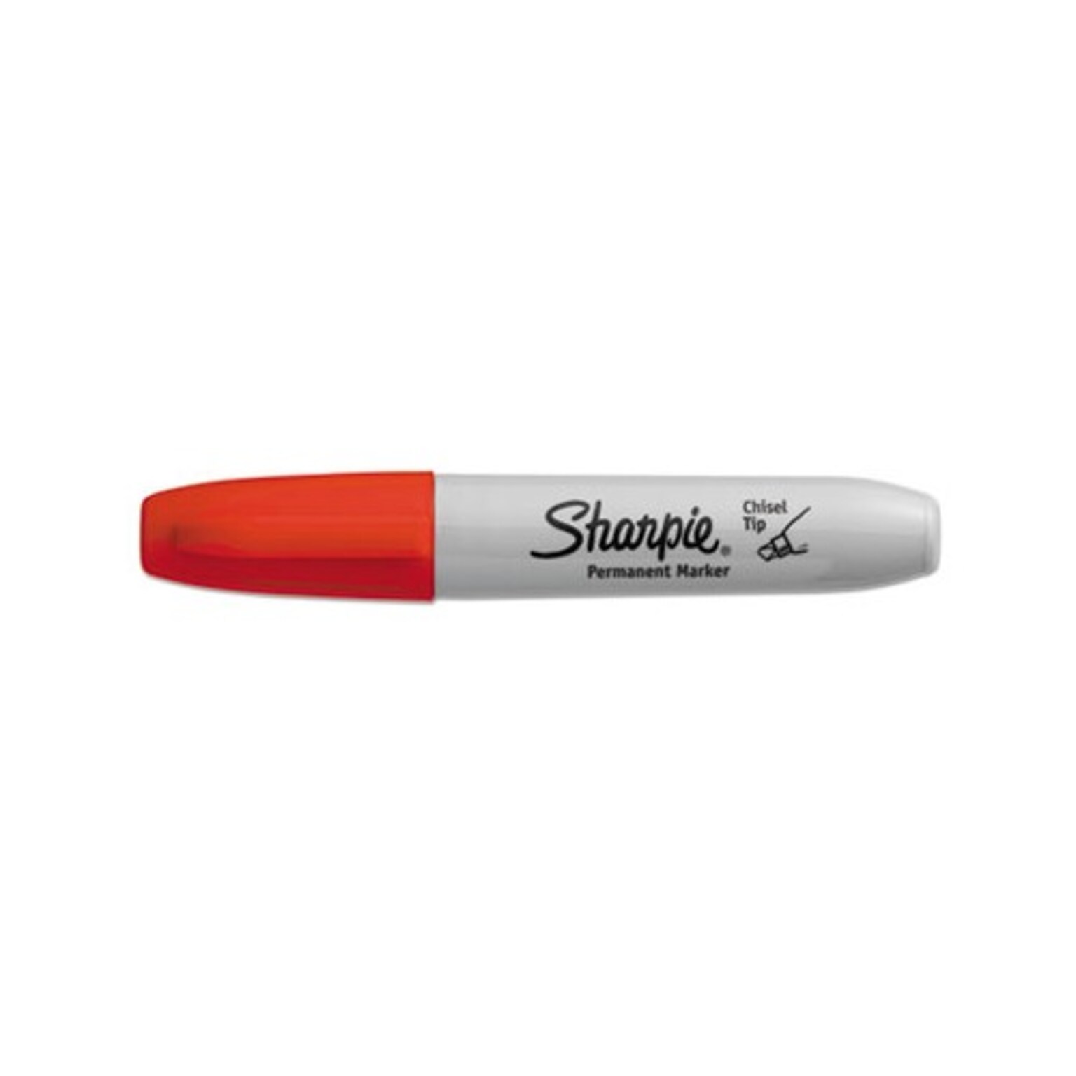 Sharpie Permanent Marker, Chisel Tip, Red (38202)
