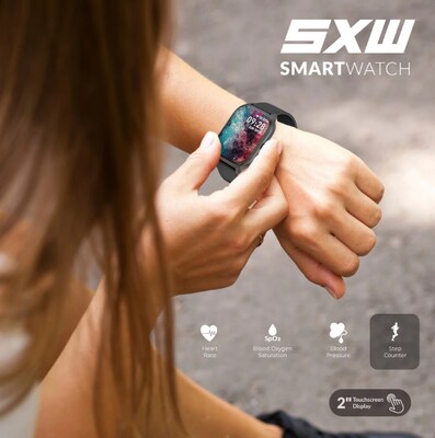 Supersonic SXW 2 Smart Watch, Black (SC-181SW)