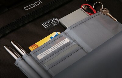 CODi Terra Laptop Hybrid Briefcase/Backpack, Black (TER305-10)