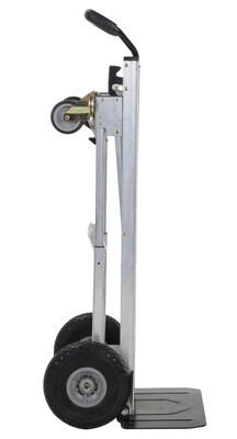 Cosco 4-in-1 Folding Series Convertible Hand Truck, 1000 lb. Capacity, Silver/Black (12323ASB1E)