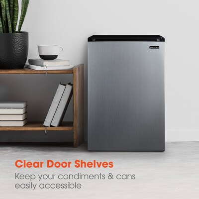 Magic Chef Adjustable Temperature Control Refrigerators, Stainless Steel (HMAR45HCSE)