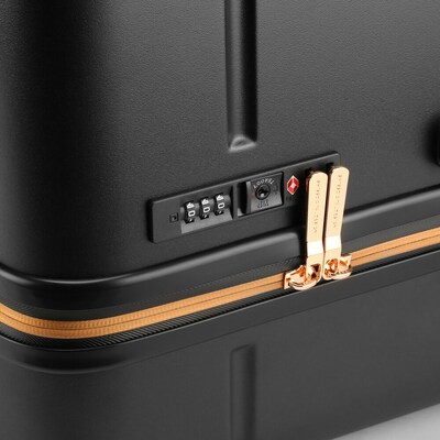 SwissDigital Katy Rose NG Hardside Spinner Luggage Set, Black (SD452725W-01)