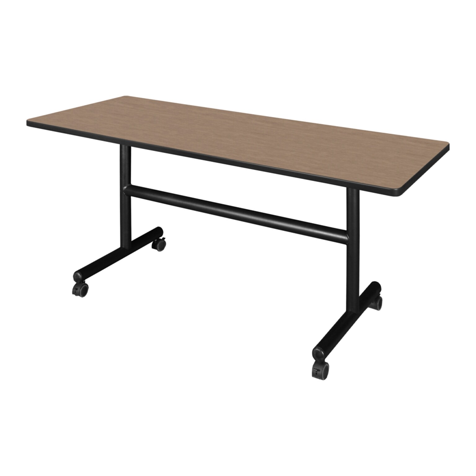 Regency Kobe Flip-Top Training Nesting Table, 60 x 24, Noble Oak (MKFT6024NO)