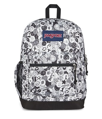 JanSport Cross Town Plus Laptop Backpack, Small, Doodle Dots (JS0A7ZNZA0G)