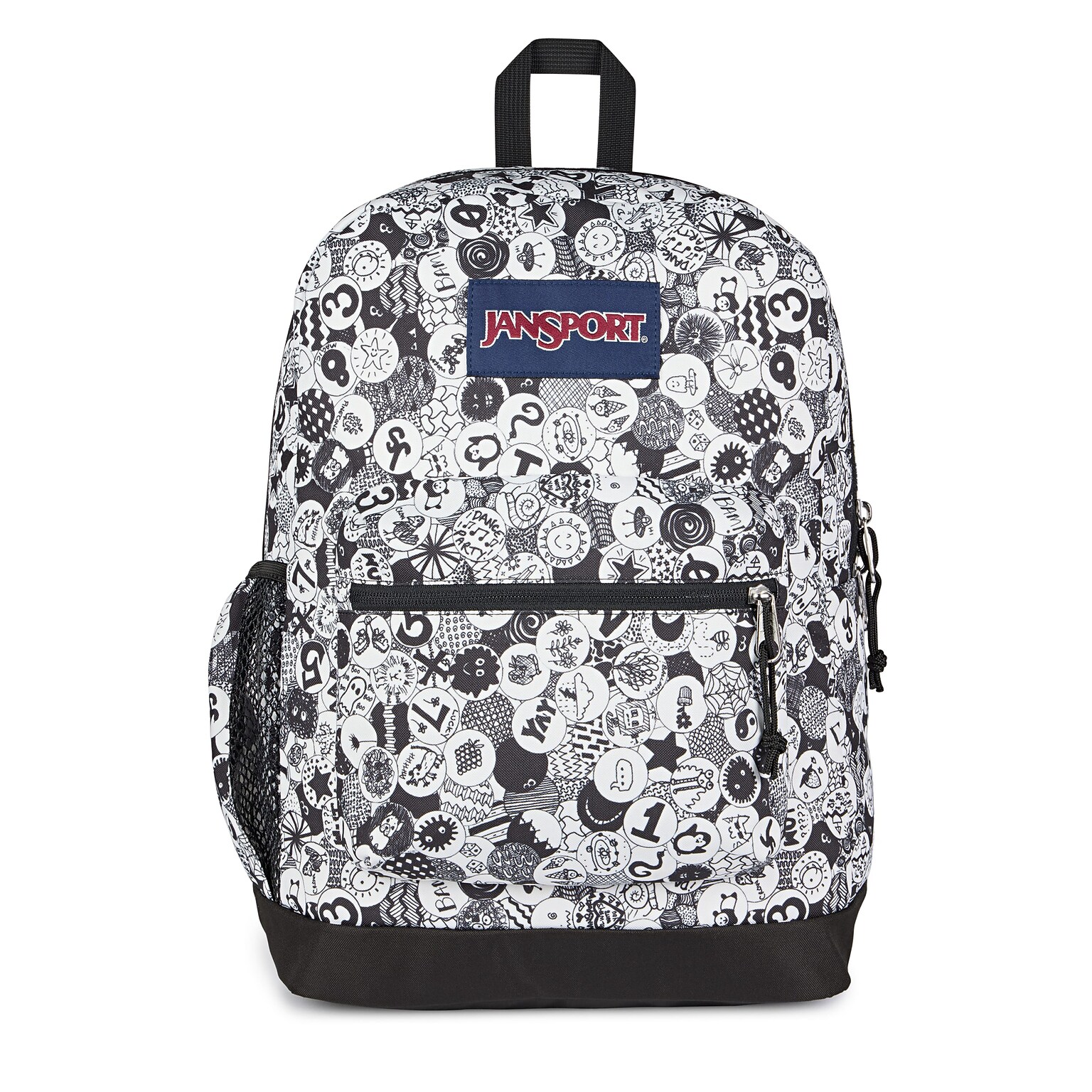 JanSport Cross Town Plus Laptop Backpack, Small, Doodle Dots (JS0A7ZNZA0G)