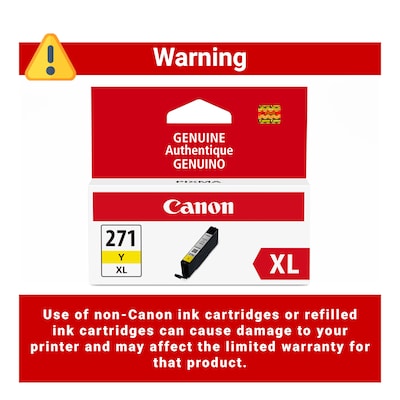 Canon 271XL Yellow High Yield Ink Cartridge (0339C001)