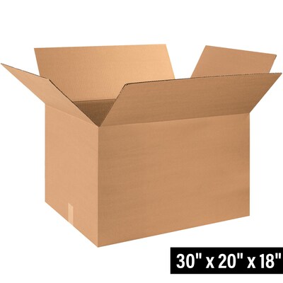 30 x 20 x 18 Shipping Boxes, 32 ECT, 15/Bundle (302018)
