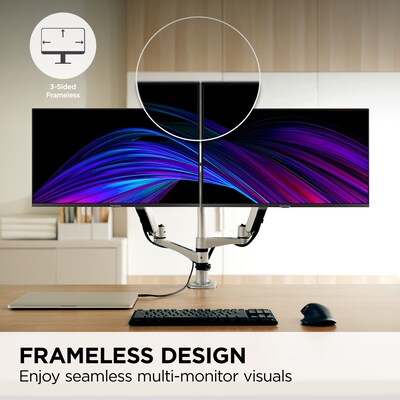 ViewSonic Head-Only 24" FHD 120Hz LCD Monitor, Black, 2/Pack (VA2456A-MHD_H2)