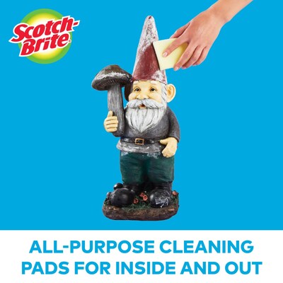 Scotch-Brite Dobie All-Purpose Cleaning Pad, Yellow, 3/Pack (723-2F)