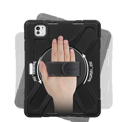 SaharaCase Raider-X Series Heavy Duty Case for iPad Pro 11" (M4 2024/M5 2025), Scorpion Black (TB00400)