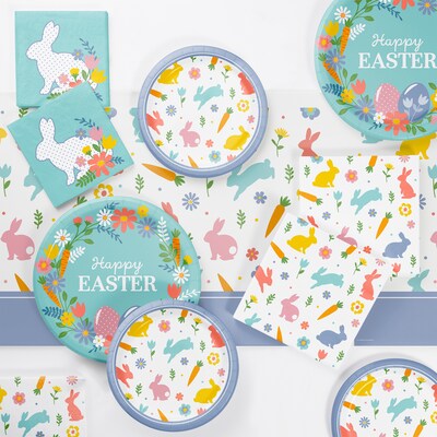 Say Hooray! Easter Frills Disposable Tableware Set, 49/Pack (DTC9647E2A)