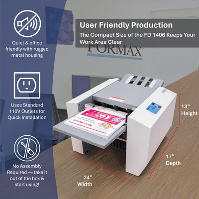 Formax FD 1406 Automatic Pressure Sealer, 160 Sheets (FD 1406)