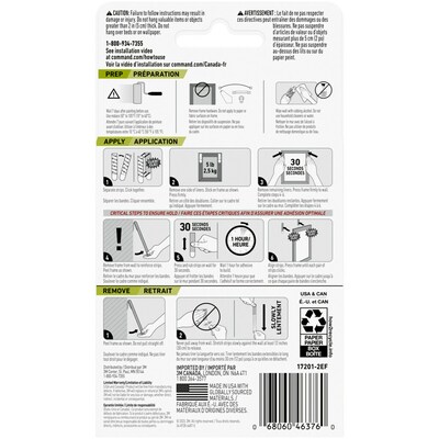Command Medium Hanging Strips, White, 50 Pairs, 100-Command Strips (17201CABPK-NA)