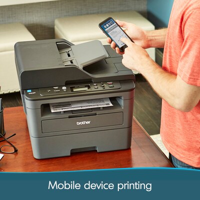 Brother DCP-L2550DW Wireless Black and White Laser Printer, Refresh Subscription Eligible